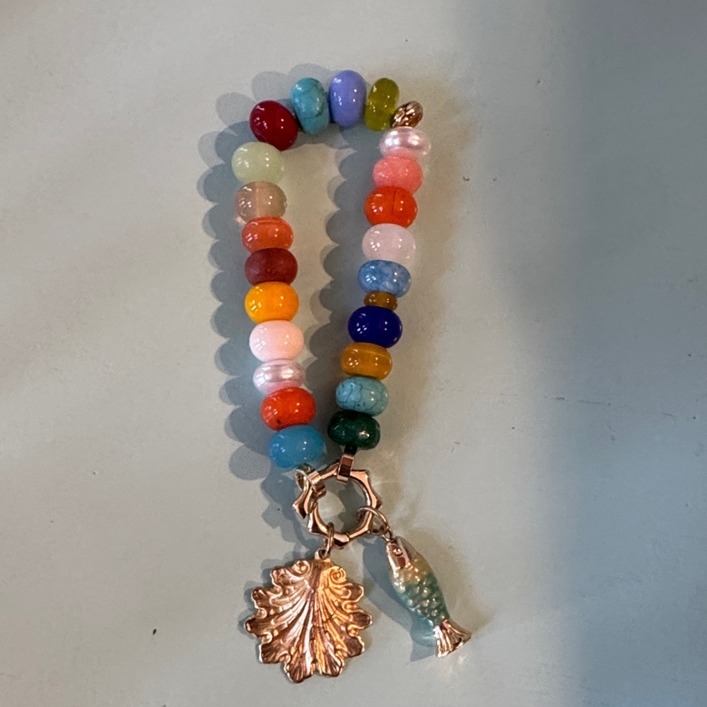 Anthropologie Charm Stretch Bracelet